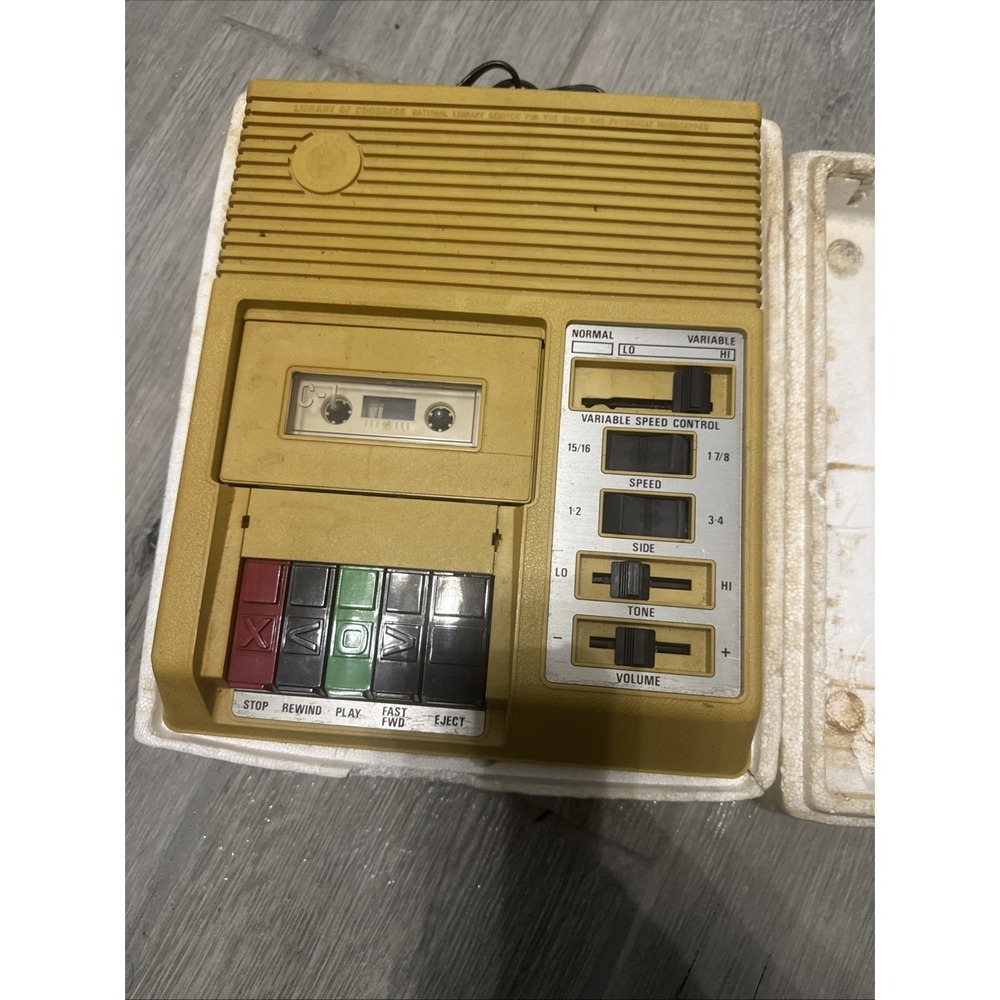 C1 Variable Speed Cassette, Yellow, Parts only-‎ Not Working